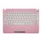 Carcasa superioara cu tastatura originala Asus Eee PC Flare series 1025C, 1025CE, R052C, R052CE, roz, layout german, fara iluminare, model 90R-OA3F5K1800U