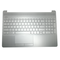 Carcasa superioara cu tastatura HP 15-DW, 15T-DW, 15S-DU, 15S-DY, originala, argintie, layout romanesc