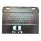 Carcasa superioara cu tastatura originala Acer Nitro 5 AN515-58, AN515-46, neagra, cu iluminare Rosie, layout US, 6B.QFJN2.001